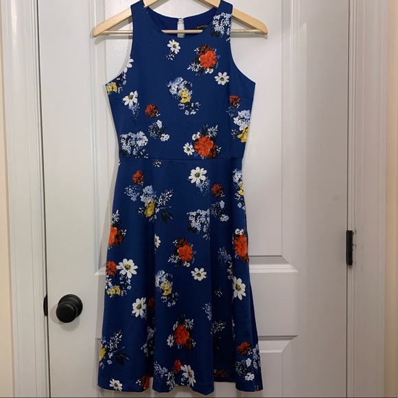 Banana Republic Blue Floral Dress - Picture 8 of 14